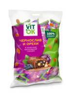 Конфеты глазированные "VITok" "Чернослив и орехи"                                                   